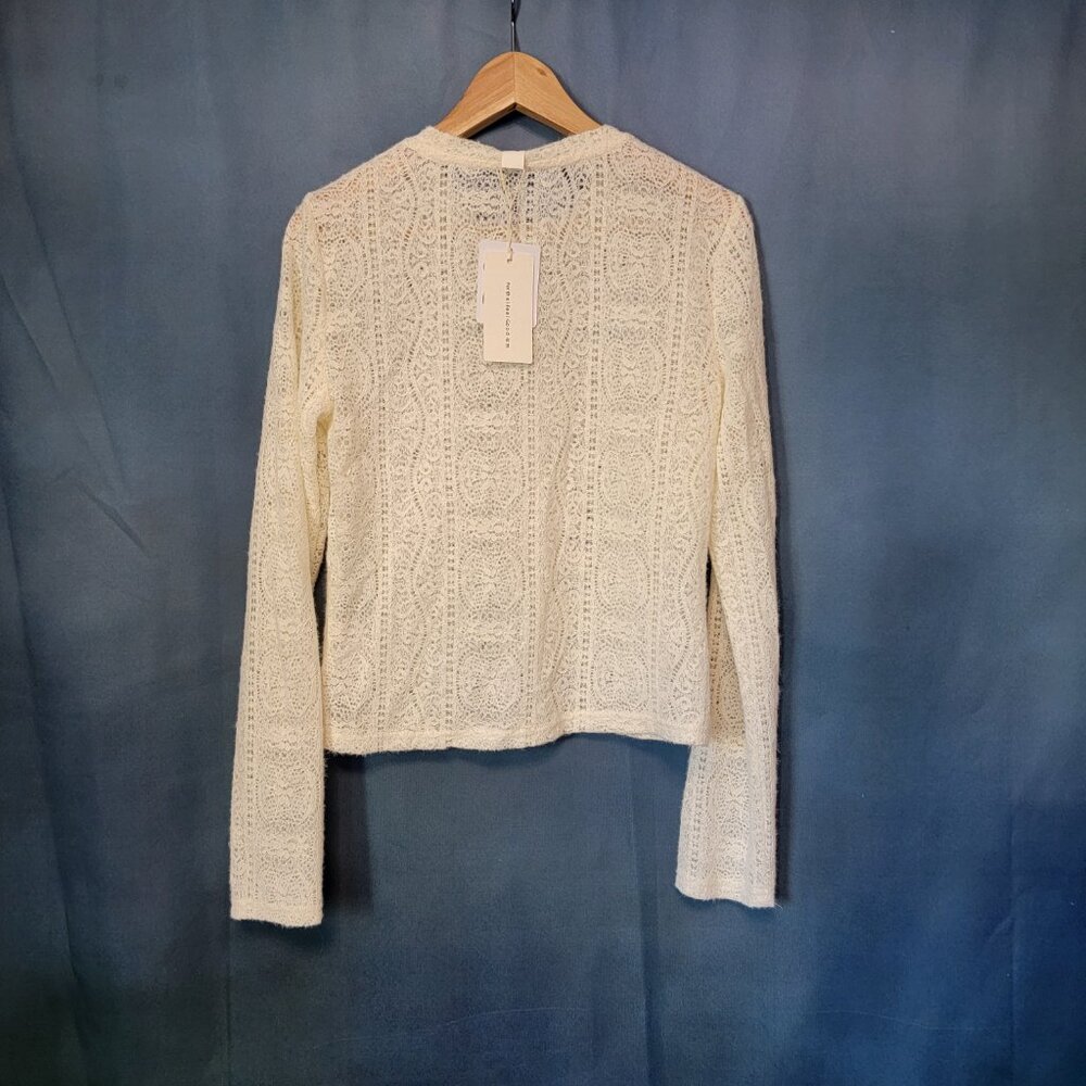 NWT Commense Semi-Sheer Lace Top - Picture 2 of 5